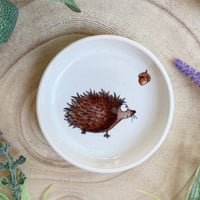 Image 1 of Hedgehog with Acorn Handmade Ceramic Dish