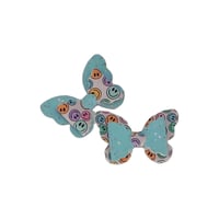 2 Pack - Smiley Butterfly