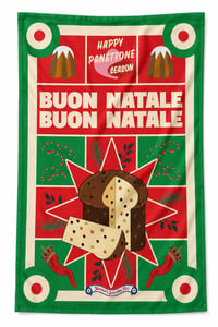 Image 2 of Happy Panettone Season Tea Towel