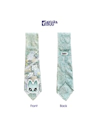 Image 2 of Minty Cat Tie