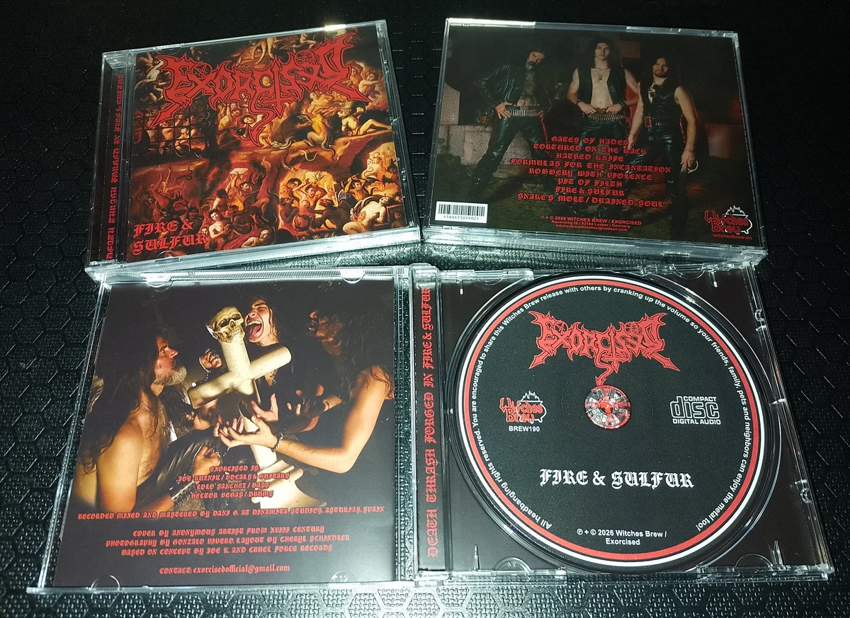 EXORCISED - Fire & Sulfur CD | Stormspell Records Store