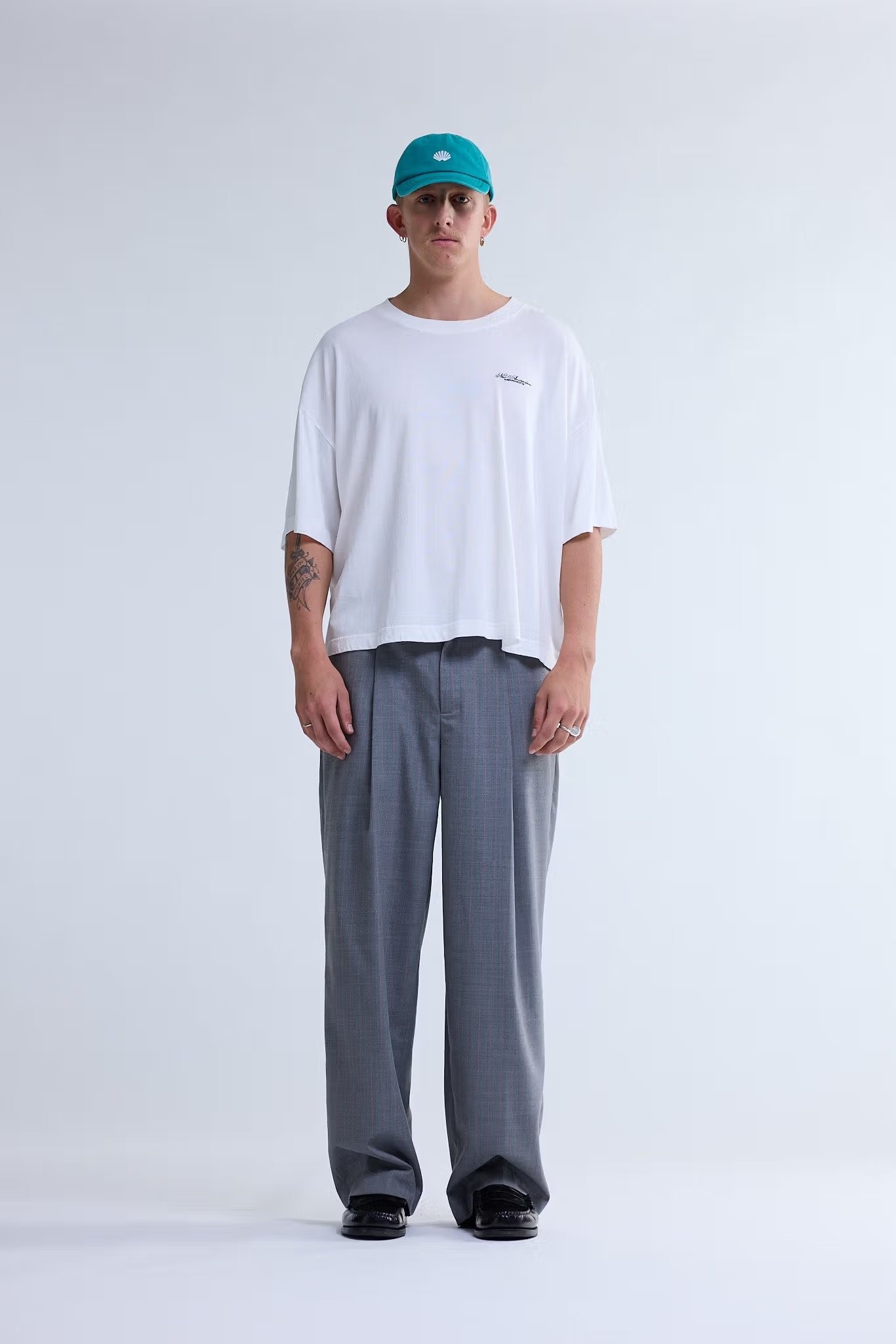 Image of NEW AMSTERDAM SURF ASSOCIATION BIG LOGO TEE WASHED WHITE