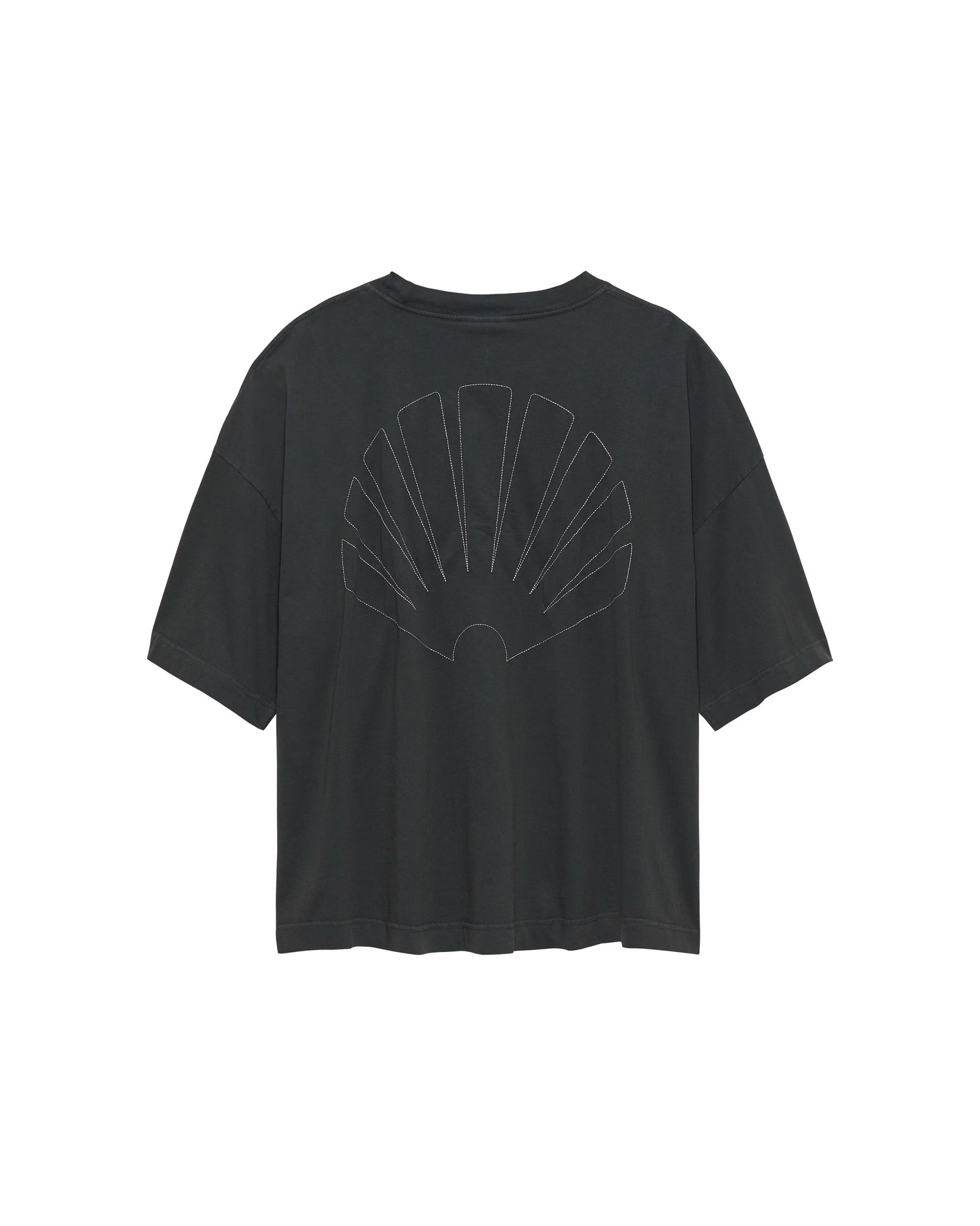 Image of NEW AMSTERDAM SURF ASSOCIATION BIG LOGO TEE ANTRACITE