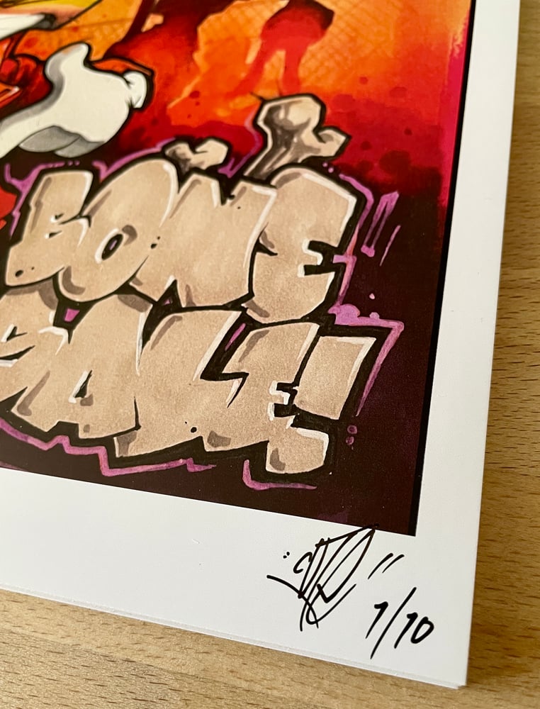 Image of Bone Sale art print 
