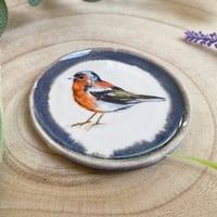 Image 4 of Tiny Wee Chaffinch Hand Thrown Ceramic Dish