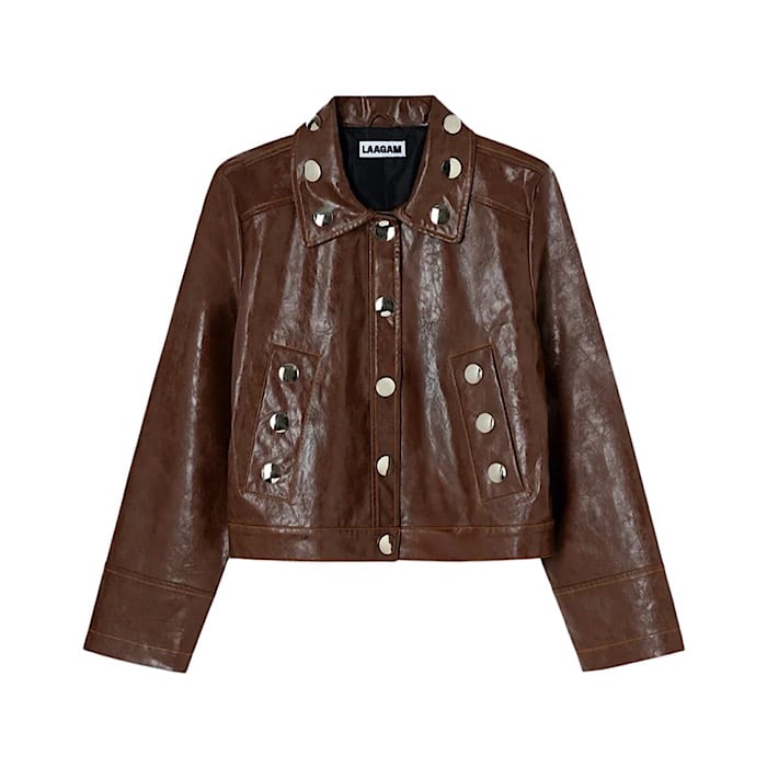 Image of LAAGAM PARADISE SHIRLEY BROWN JACKET