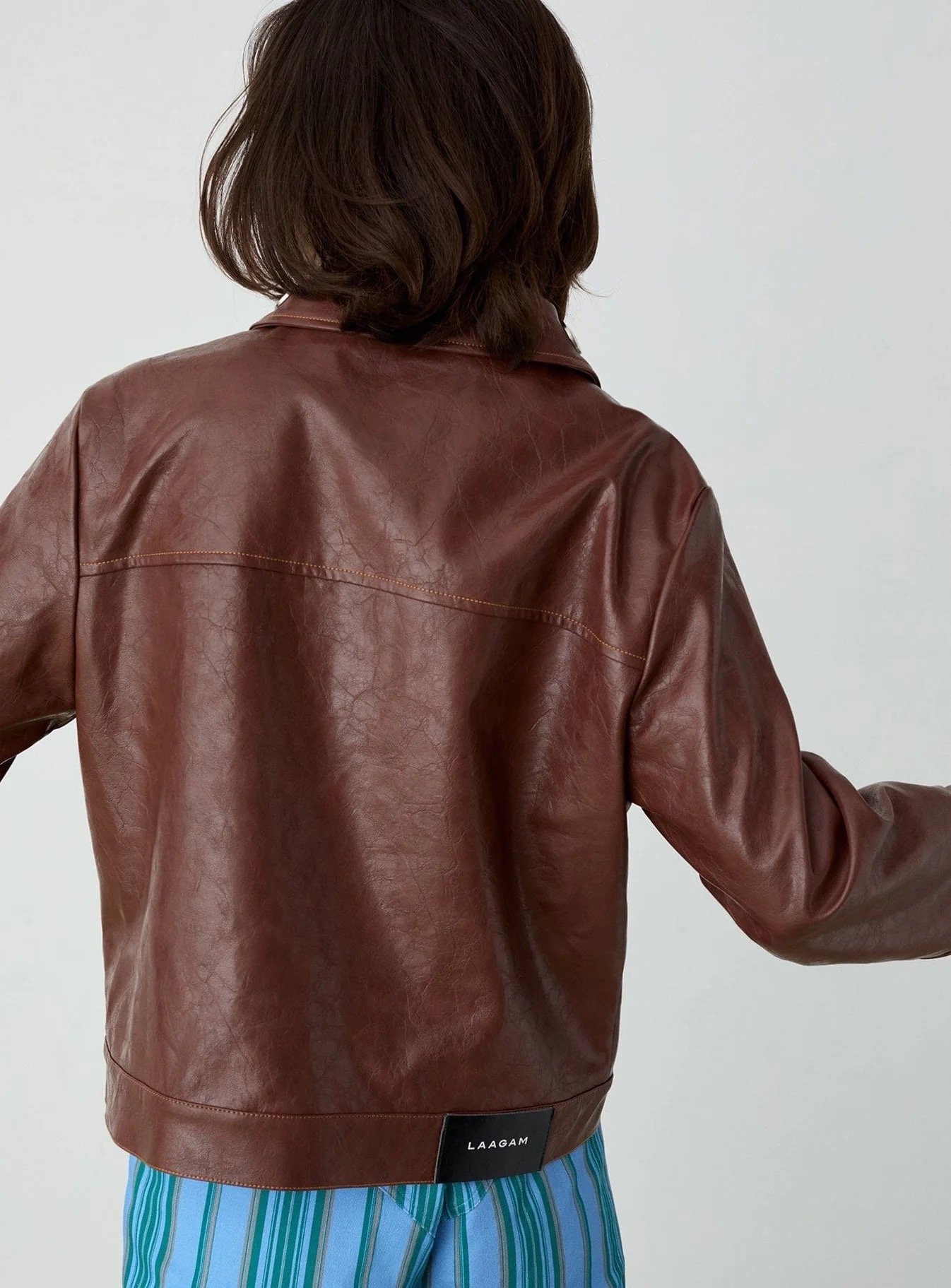 Image of LAAGAM PARADISE SHIRLEY BROWN JACKET