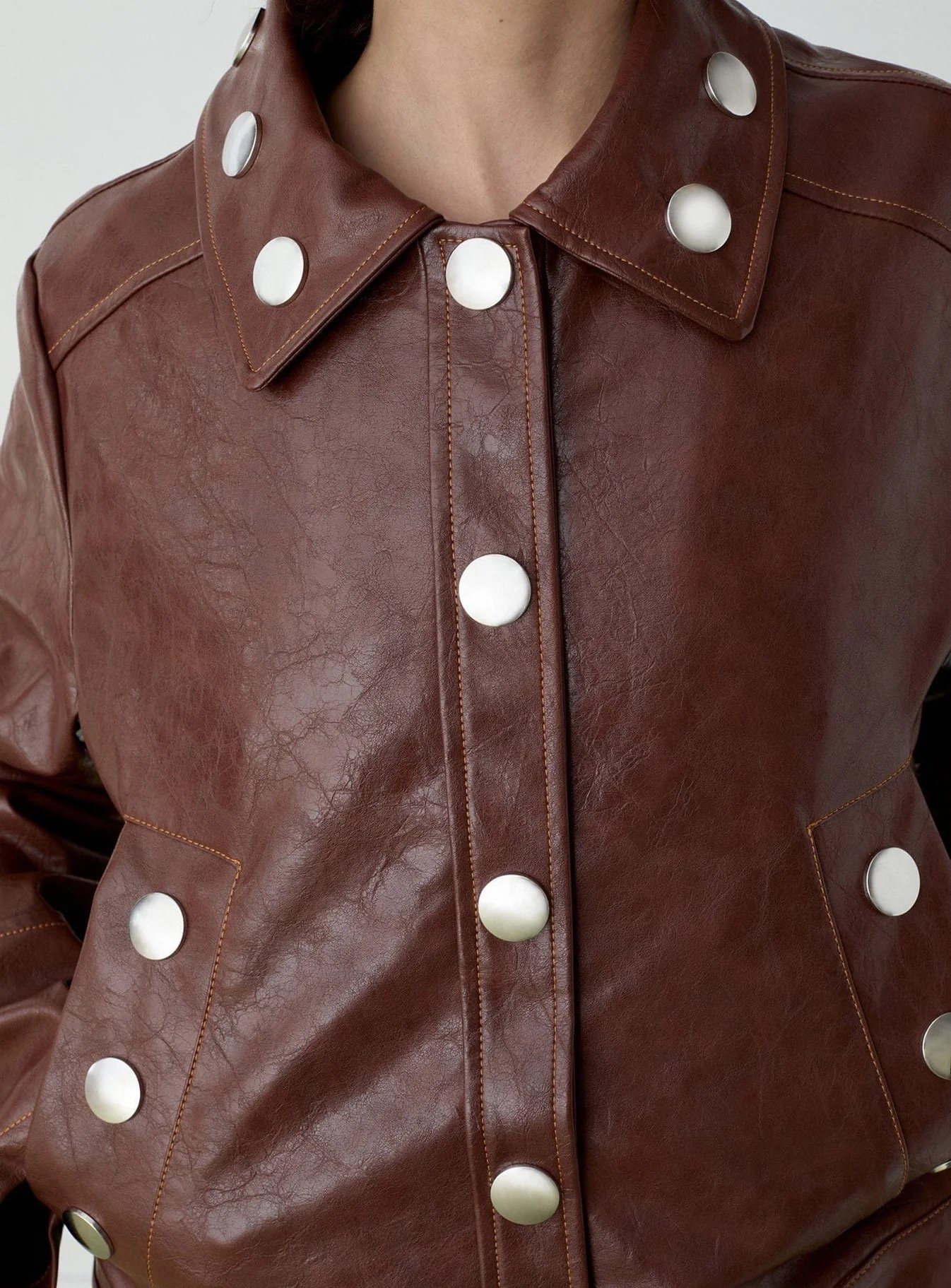 Image of LAAGAM PARADISE SHIRLEY BROWN JACKET