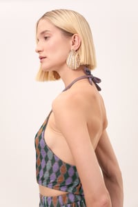 Image 3 of TOP BIANCA OBLÓ TONI VERDE