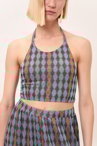 Image 2 of TOP BIANCA OBLÓ TONI VERDE