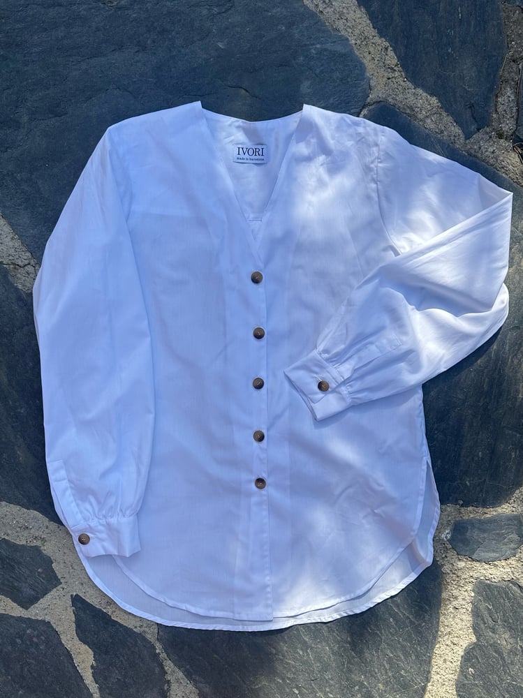 Image of NINA white shirt IVORI