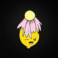 Image 1 of Daisy Lemon Enamel Pin – Cute Kawaii Fruit Pin