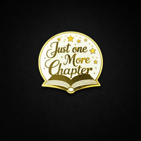 Image 1 of Just One More Chapter Enamel Pin – Book Lover Gift, Reader & Bookworm Pin