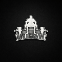 Image 1 of Lift Heavy Enamel Pin – Strength Gym Badge for Lifters