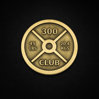 Image 1 of 300 Club Enamel Pin – Weightlifting Milestone Gym Badge