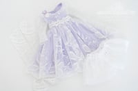Image 5 of White and lavender lace set for MNF/PetiteMarionette girls