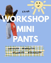 WORKSHOP 23/05: Cose un pantalón infantil (1-6 años)
