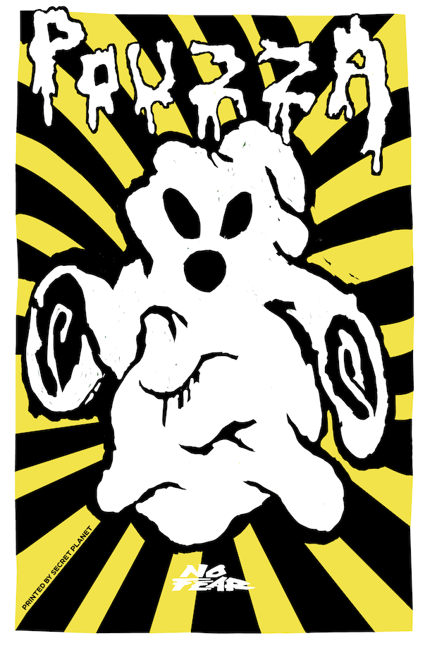 Image of Secret Planet x Pouzza Collab ART PRINTS ( Mudie, Jackie from Secret Planet, Sad People Club )