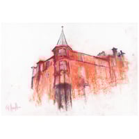 Image 1 of Hyndland Tenements - Soft Pastel and Coloured Pencil on Paper