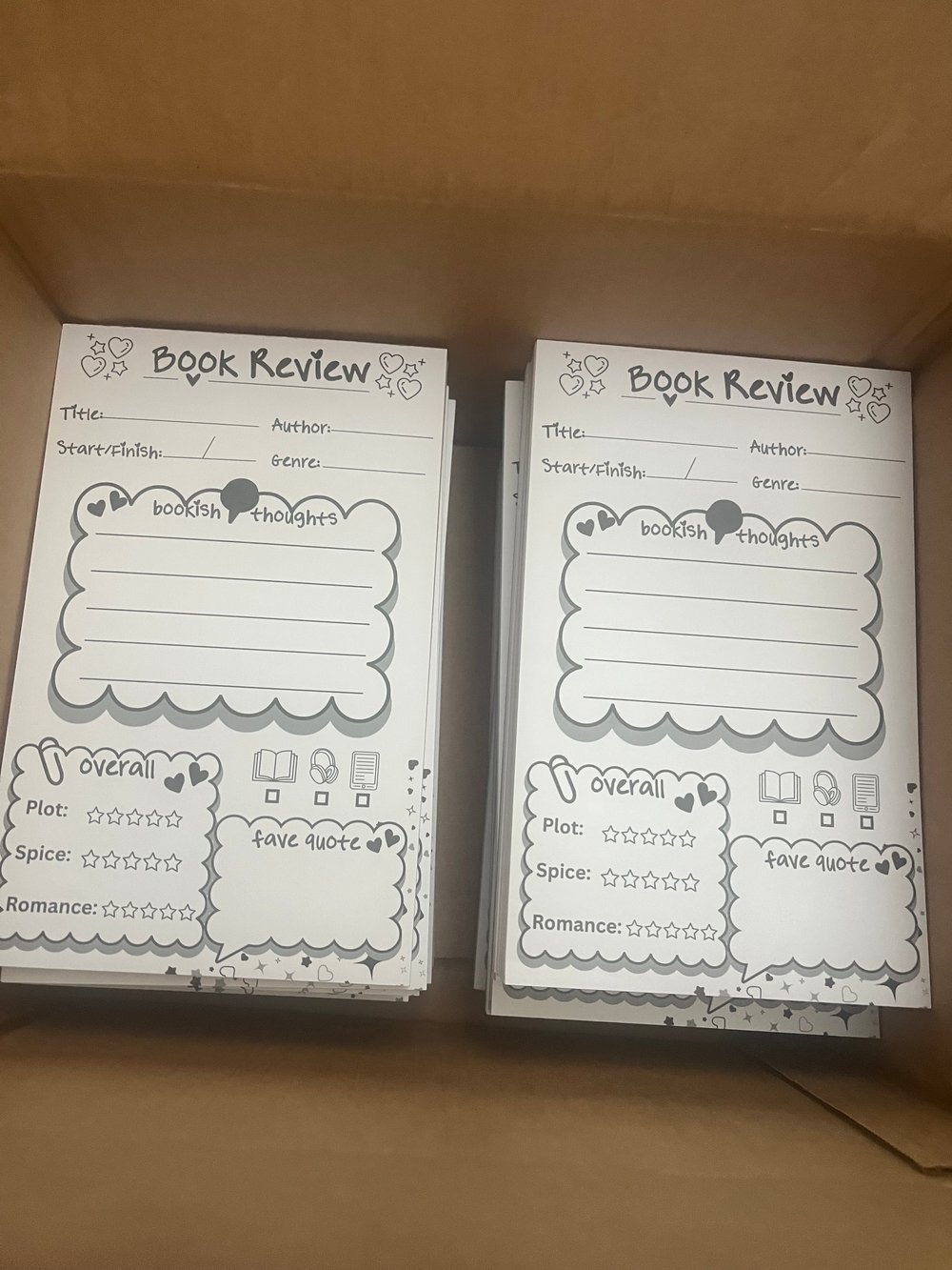 Image of Book Review Notepad