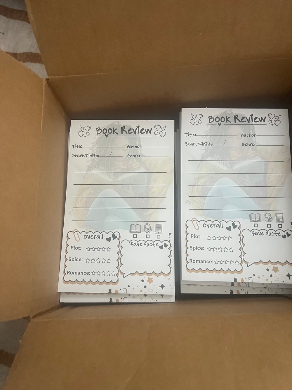 Image of Book Review Notepad