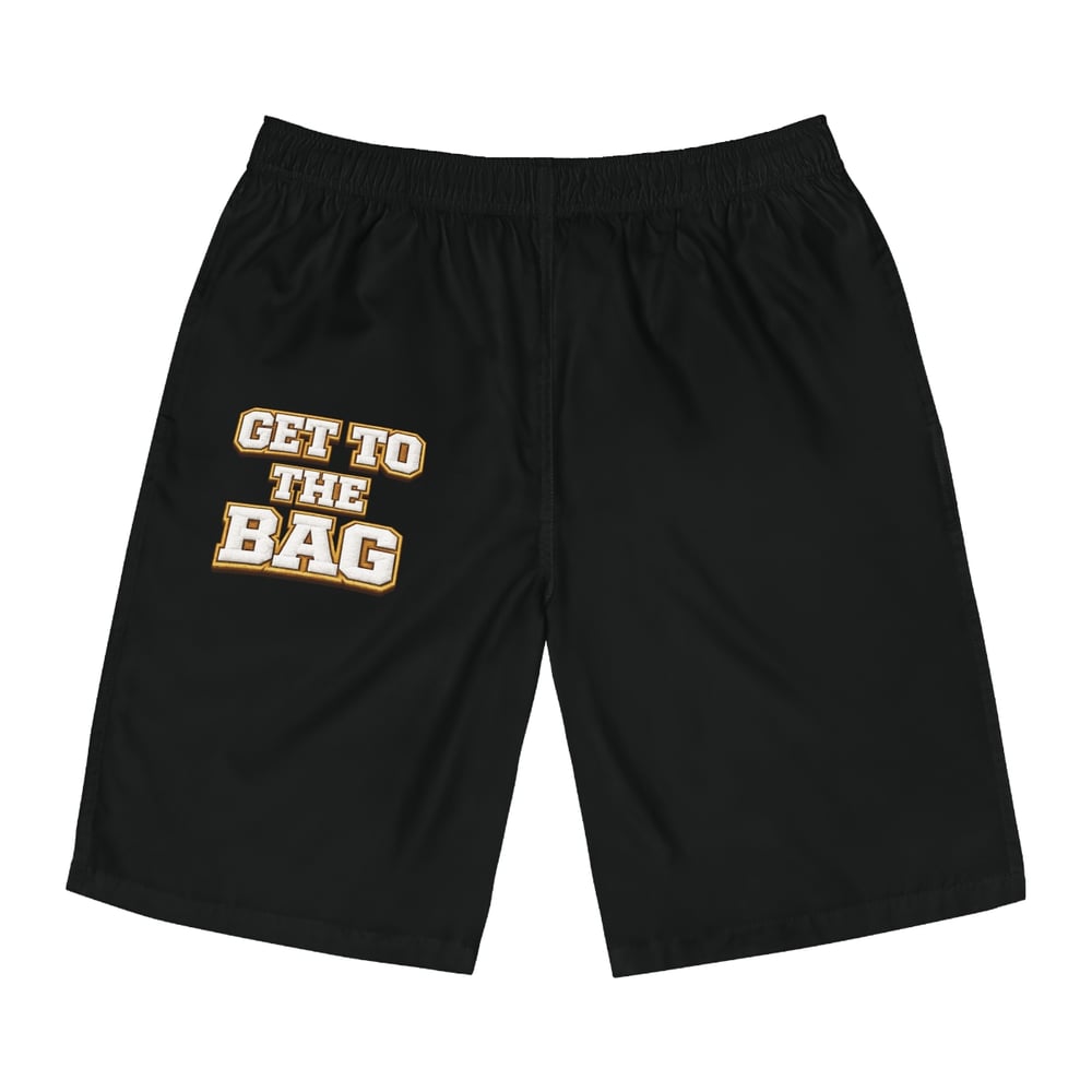 Image of get to the bag Men's Board Shorts (AOP)