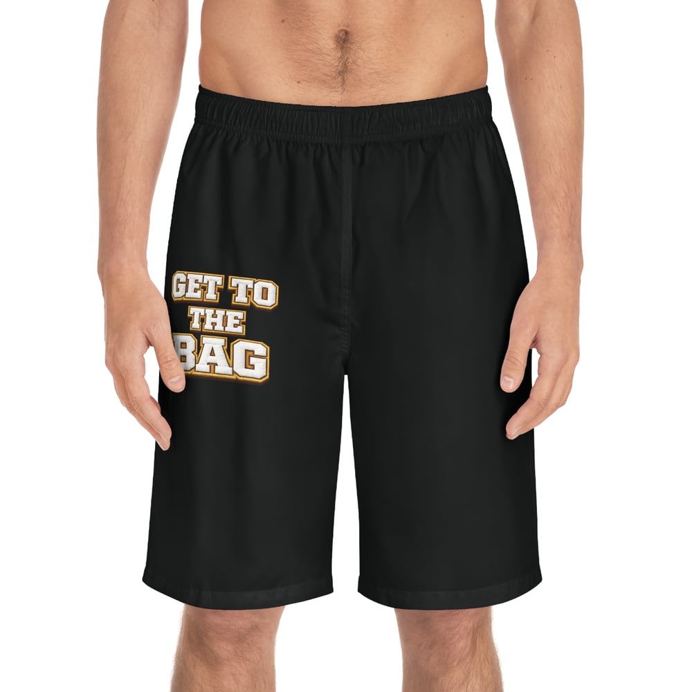 Image of get to the bag Men's Board Shorts (AOP)