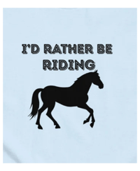 Image 1 of I’d Rather Be Riding Horse T-Shirt 