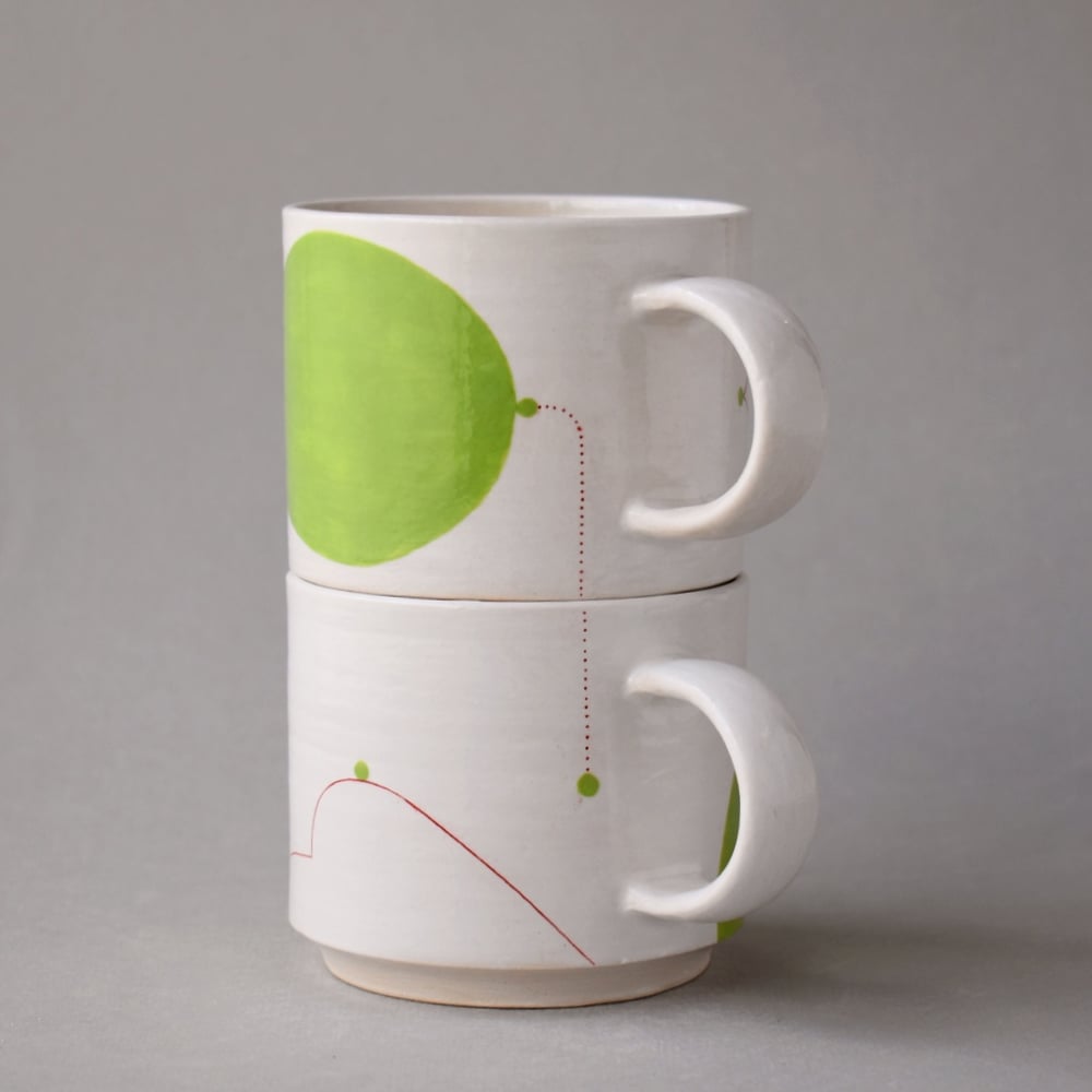 Image of Green Stacking Cups