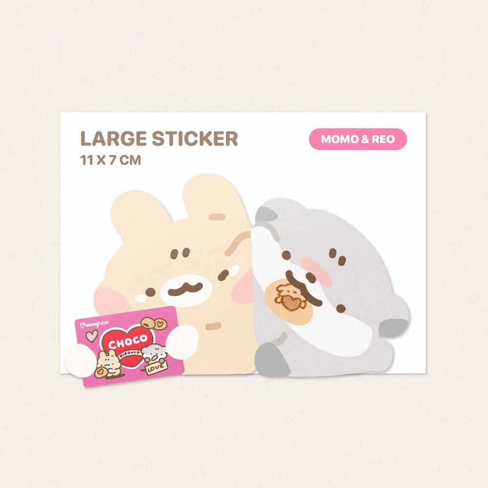 Image of COUPLE COOKIE LARGE STICKER