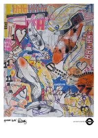 Image 1 of A3 Giclée Art Print — AN ODE TO WATER  — collaboration with Natasha Awuku and Marc Craig