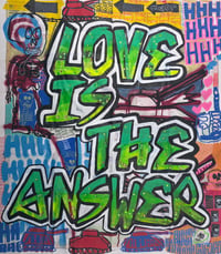 Image 1 of LOVE IS THE ANSWER — original artwork — collaboration with Natasha Awuku and Marc Craig