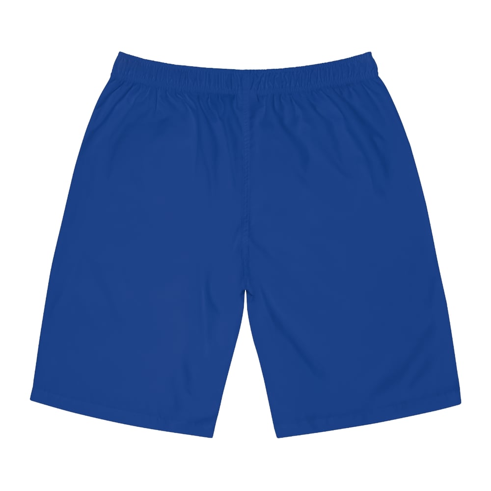 Image of I'm The One They Warned You About' Graphic Surf Trunks - Luxe edition Men's Board Shorts 