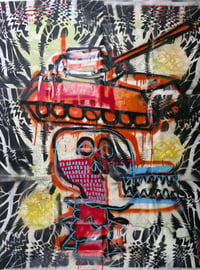 Image 1 of BLOW BACK BANSHEE — original artwork — collaboration with NEVERWORK and Marc Craig