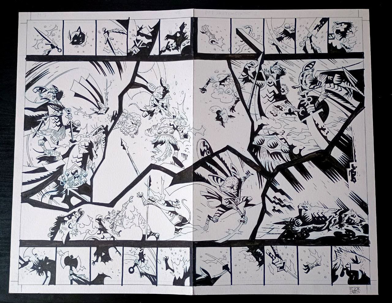 Image of The Mice Templar vol3 #0 pgs 4-5