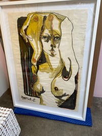 Image 6 of "Woman in Yellow with Stripes" by America Martin