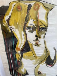 Image 7 of "Woman in Yellow with Stripes" by America Martin