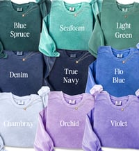 Image 3 of Comfort Colours Blue Jays Players Crewneck