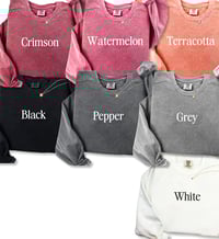 Image 4 of Comfort Colours Blue Jays Players Crewneck