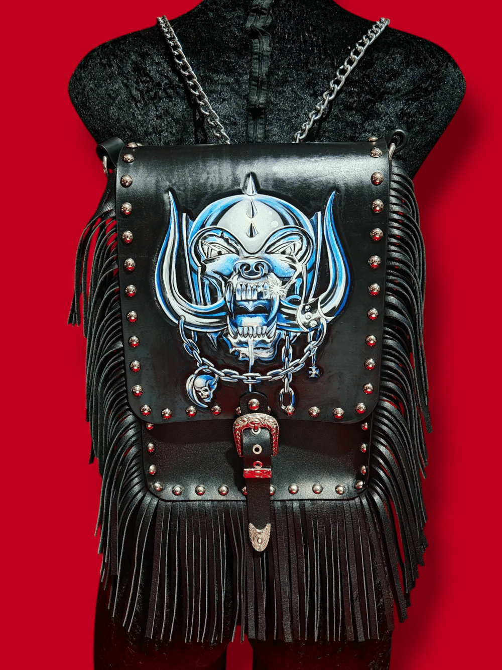 Motorhead Fringed Bag/ Backpack