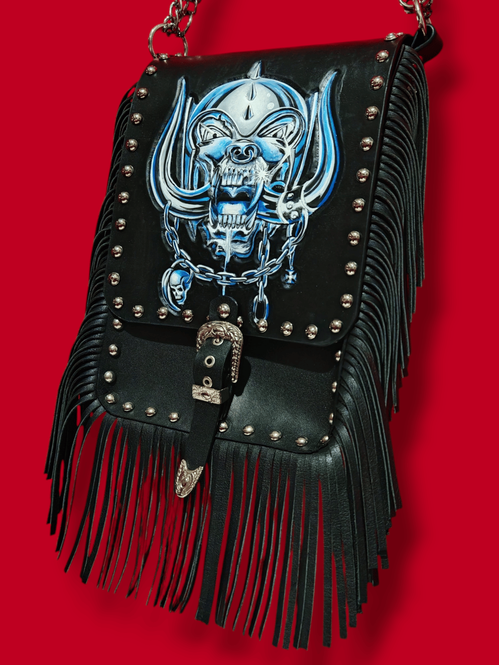 Motorhead Fringed Bag/ Backpack
