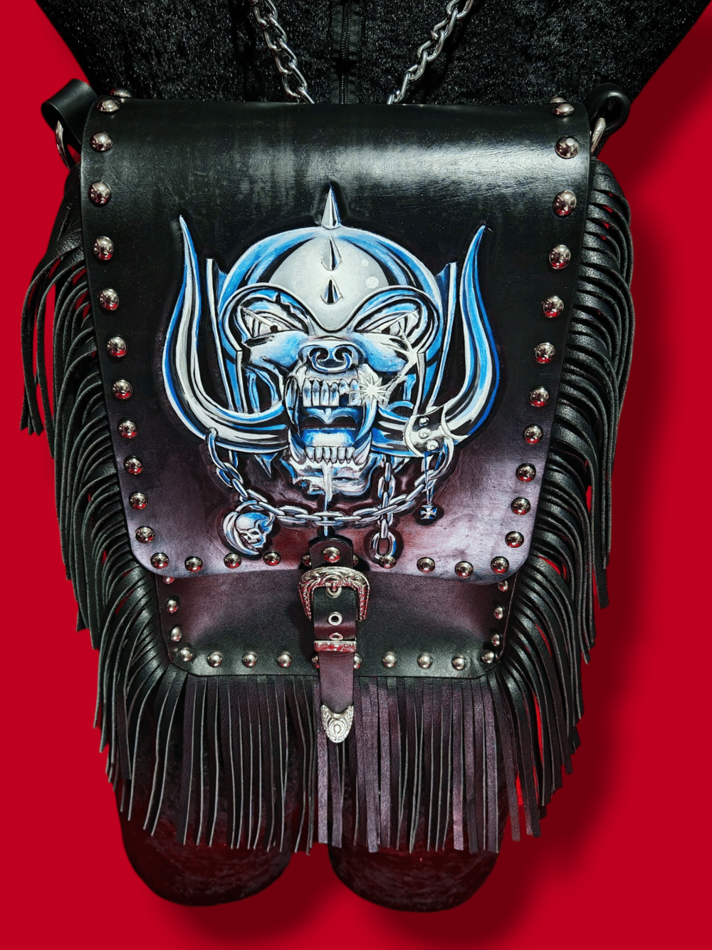 Motorhead Fringed Bag/ Backpack
