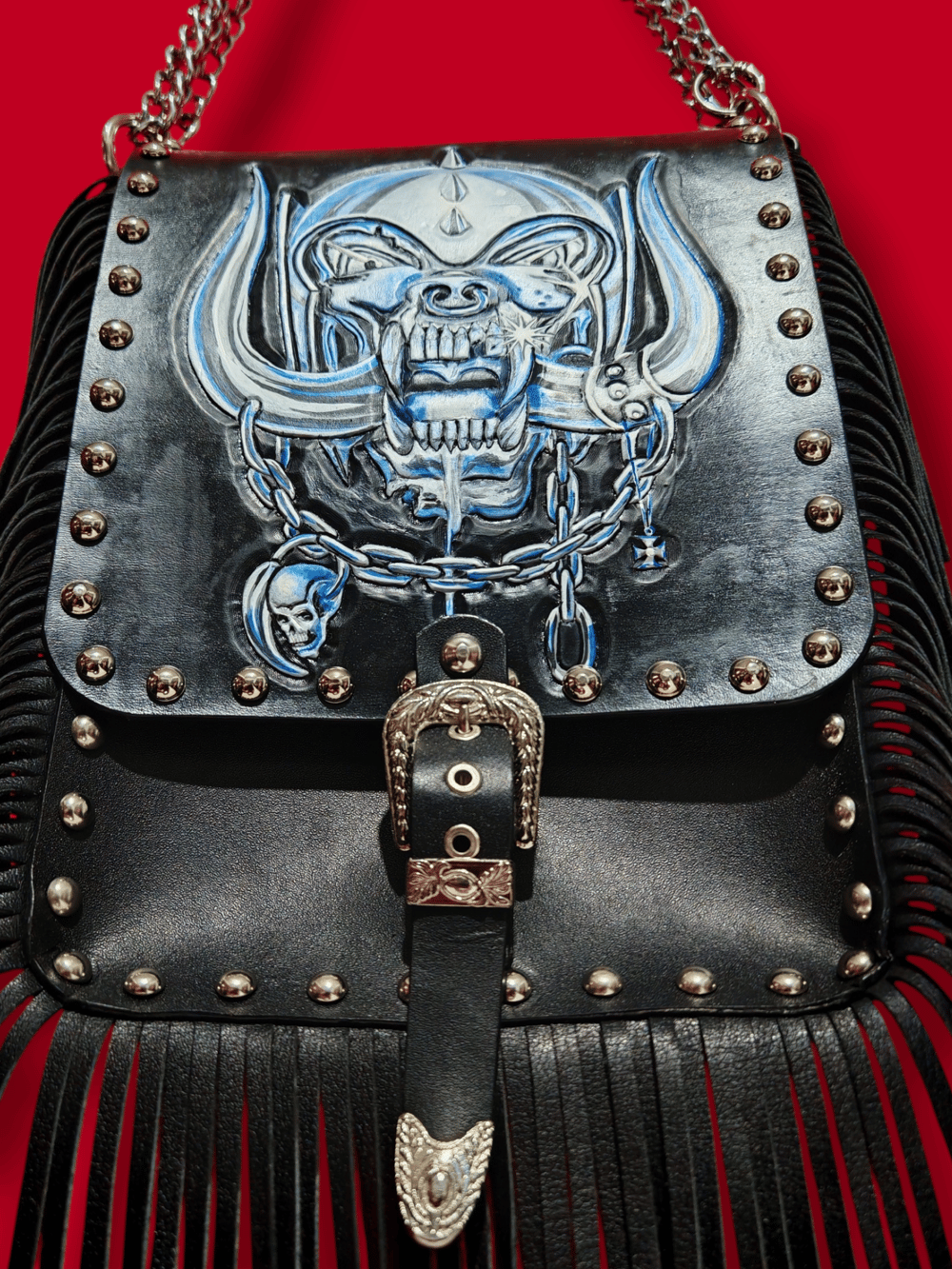 Motorhead Fringed Bag/ Backpack