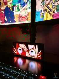 Image 3 of  Lampe LED 3D One Piece Luffy – Décoration Gaming RGB | Lightfox