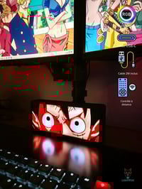 Image 4 of  Lampe LED 3D One Piece Luffy – Décoration Gaming RGB | Lightfox