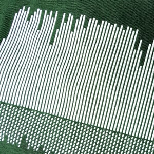 Image of Custom Soundwave T-Shirt, Hand Designed Song Wave Art, Minimalist Audio Tee