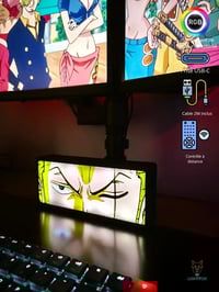 Image 4 of Lampe LED 3D One Piece Zoro – Décoration Gaming RGB | Lightfox