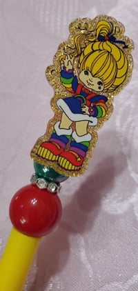 Image 4 of 80s Vibe Acrylic Charm Beaded Pens 