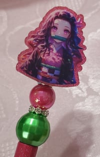 Image 5 of DS Anime Acrylic Charm Beaded Pens 