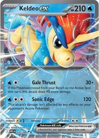 Keldeo ex - SV: White Flare - Near Mint